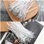 Mèche de Bougie | 100 bâtons | 15 CM | 100% Coton Biologique Naturel | avec Support-Durable, inodore, Propre-mèche pour la Fabri