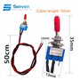 sur-arrêt à 2 positions 3 broches 3v / 5v / 12v / 220v /