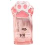 1 taille-crayon Kawaii rose avec couvercle en forme de pattes de chat