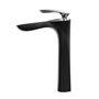 Robinet de lavabo vasque salle de bain corps haut noir Robinet lavabo monotrou Lavabo à 1 trou pour lavabo