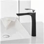 Robinet de lavabo vasque salle de bain corps haut noir Robinet lavabo monotrou Lavabo à 1 trou pour lavabo,LK75239BHC
