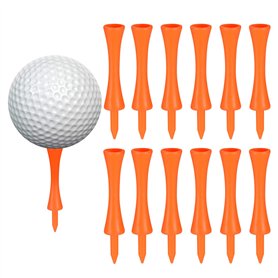 Zocipro 100 Pcs 70mm Tee Golf Plastique Orange