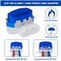 Lot de 20 Connecteurs de Câble Robot tondeuse, Connecteur Electrique Etanche Remplis des Résines pour Étendre ou Réparer Cable P