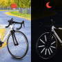 Gigmeta Lot de 72 Réflecteur de Rayon de Vélo, 360° de Réflecteur de Roue de Bicyclette Rayons, Réfléchissants pour Tous Les Ray