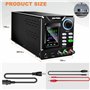 NICE-POWER Alimentation CC variable, 0-400 V 0-1 A, haute tension programmable réglable, alimentation régulée pour banc de labor