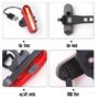 Ultra Lumineux 120lm Avertissement LED de Sécurité 6 Modes