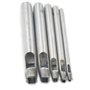fujiyuan Lot de 5 poinçons creux en acier pour bracelet de montre avec trou carré 1 mm 2 mm 3 mm 4 mm 5 mm