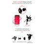 LSXEL Support de téléphone de voiture compatible avec Skoda Karoq Accessoires Support pour téléphones portables 2018 2019 2020 2