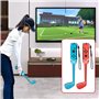 Ensemble d'accessoires de sport Switch 2024 - Kit d'accessoires familiaux 10 en 1 pour les jeux de sport : raquettes de tennis, 