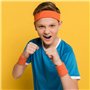 UQTUKO Ensemble Bandeau de Sport et Serre-Poignets - 15 Pièces Fluo Anti-Transpiration - Accessoires Rétro Années 80 et 90 Pour 