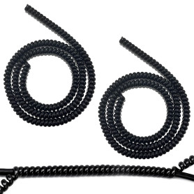 XPOOP 2 x 90 cm Spiral Wire Protection de Câble en Spirale pour Trottinette Brake Spiral Tube Cable Protector Cover Sac de Trans