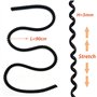 XPOOP 2 x 90 cm Spiral Wire Protection de Câble en Spirale pour Trottinette Brake Spiral Tube Cable Protector Cover Sac de Trans