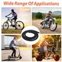 XPOOP 2 x 90 cm Spiral Wire Protection de Câble en Spirale pour Trottinette Brake Spiral Tube Cable Protector Cover Sac de Trans