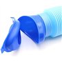 2 pièces Urinoir portable d'urgence Urinoirs rétractables hommes et femelles Bouteille d'urine adulte Pot de voyage pour urgence