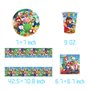 ensemble comprenant nappe assiettes gobelets serviett