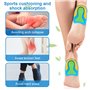 Udbrud Talonnettes en Gel, 5 Paires Talonnette Epine Calcaneenne Talonnettes en Gel de Silicone Soulage Douleurs Pieds Semelle T
