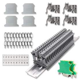 yotutun Kit de Borniers de Rail DIN
