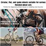 mizikuu Jauge de Tension de Rayon de Vélo, Tensiomètre de Bicyclette Outil de Mesure de Tension pour Rayons de vélo en Alliage A