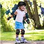 7 en 1 Casque Vélo Enfant Kit Réglables Coudières Genouillère Protège Poignets Equipemen pour