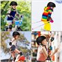 mizikuu Protection Roller Enfant, 7 en 1 Casque Vélo Enfant Kit Réglables Coudières Genouillère Protège Poignets Equipemen pour 