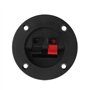Xuniu 2 Pièces Terminal Rond Coupe Connecteur Pièces Express Spring Clip Double Reliure Post Vis Fil Or De Voiture Subwoofer Hau