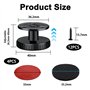 MHDUYEG Pieds de Meubles 27-40 mm Pieds Appareils Réglables 4 pièces Pieds Meubles Réglables Peuvent être Percés ou Autocollants