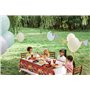 Doyomtoy Set de table de fête pour enfants Vaisselle pour fête d'anniversaire sur le thème des pompiers 61 pièces - assiettes,ta