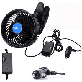 Yerloa 6" 12V Ventilateur Voiture