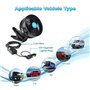 Ventilateur 12V Refroidissement Automatique à Faible bruit Rotation à 360 degrés Vitesse sans