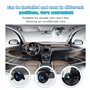 Yerloa 6" 12V Ventilateur Voiture,Ventilateur 12V Refroidissement Automatique à Faible bruit Rotation à 360 degrés Vitesse sans 