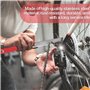 mizikuu Fouet a Chaine, 5 pièces Outil de Retrait de Cassette de Vélo Durable et antidérapant extracteur de pignon Kit Roue Libr