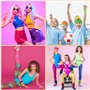 mizikuu 15 Pièces Bandeau Fluo Annee 80 Accessoire, Bandes de Transpiration Set Serre-Poignets Sport Bandeaux Sweatbands Année 8