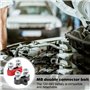 mizikuu Borniers De Batterie à Double Borne, Lot de 2 Goujons Doubles M8 Bornes Robustes 12V - 48V DC Dual Terminal Stud Bloc Bo
