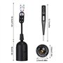 Mizikuu 10 Pièces Douille E27 avec Câble - Support d'Ampoule VDE/Testeur de Tension - Base de Lumière pour Suspension et Chantie