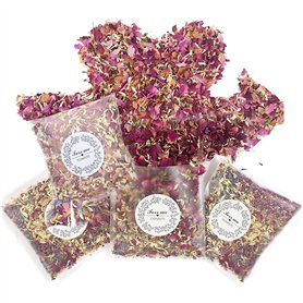 Dantolo Lot de 15 Paquets Rose Sechees Naturel