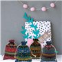 DUGYIRS 32 Pièces Sacs en Toile de Jute Sacs Cadeaux avec Cordon de Serrage 13cm x 18cm Style d'Art Ethnique Pochettes à bijoux 