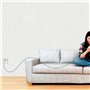 Câble Micro USB 3M Câble Micro USB Android Câble de charge USB rapide compatible avec Samsung S7 S6 S5 J7 J5 J3 Note 5 A10, HTC,