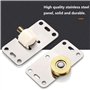 4 Paires Porte Coulissante Roulettes, Roulette de Porte Coulissante Placard la Porte Poulie Coulissante Meubles Roues Coulissant