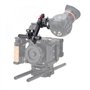 Support de moniteur de caméra Nitze Rosette EVF avec rail OTAN et tige de 15 mm Compatible avec le viseur électronique Z Cam Por