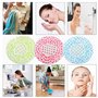 CCLKHY 3 Pièces Bonnet de Douche/de Bain Imperméable, Réutilisables pour Spa, Maquillage pour Femme, Bleu,Rouge,Vert