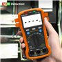 Multimètre Numérique Intelligent, AC DC Testeur de Tension Courant 6000 Count, NCV Multi Tester avec Volt Amp Ohm Continuité Cap