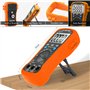 Multimètre Numérique Intelligent, AC DC Testeur de Tension Courant 6000 Count, NCV Multi Tester avec Volt Amp Ohm Continuité Cap