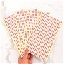 Cetornie Lot de 840 étiquettes autocollantes amovibles en forme de flèche 20 x 10 mm