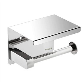 BINXWA Porte-papier toilette avec étagère