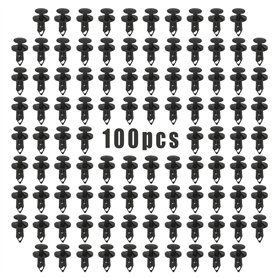 XPOOP 100 Pièces Rivet Clips Plastique Voiture