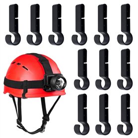 12 Pièces Casques de Sécurité Clips