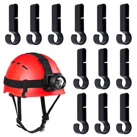 12 Pièces Casques de Sécurité Clips