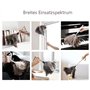 Razatik Plumeau d'Autruche Anti-Statique - Manche en Bois, Lavable, Naturel pour Bureau, Salon, Bibliothèque, Clavier - 34CM