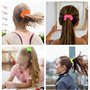 BNGXR Bandeau Fluo Annee Sportifs, 20 Pièces Sport Accessoire Bracelet Serre Poignet NéOn Serre Poignet Fluo Annees 80 Bracelets