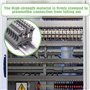 Borniers sur Rail DIN Compact Bornier Connecteur électrique Automatique Kit de Bornier Universel pou